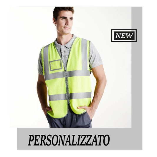 KIT 2 GILET ALTA VISIBILITA' -PERSONALIZZATO-